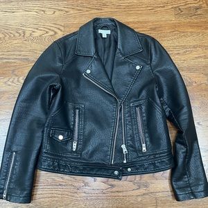 Topshop Leather Jacket Size US8/UK12/EU40